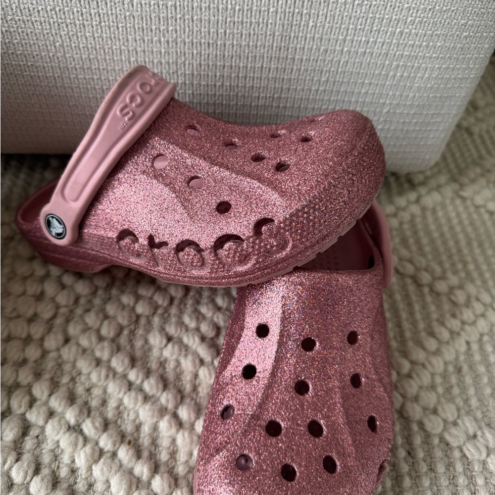 Crocs Glitter Clogs - Pink